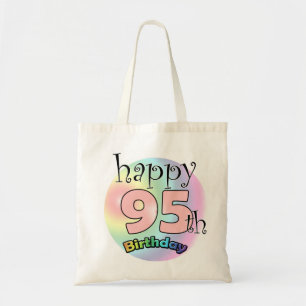 Bolsa Tote Feliz 95º aniversário (roze)