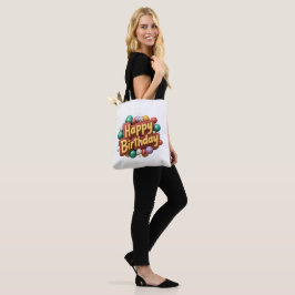 Bolsa Tote feliz aniversário