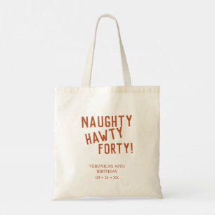 Bolsa Tote Feliz aniversário de quarenta e poucos anos