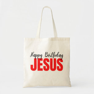 Bolsa Tote Feliz aniversário Jesus Natal