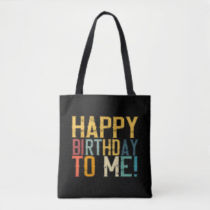 Bolsa Tote Feliz aniversário para mim Festa de aniversário