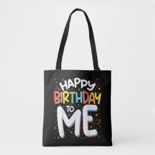 Bolsa Tote Feliz Aniversário Para Mim Festa de aniversário En