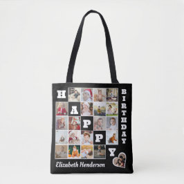 Bolsa Tote Feliz Aniversário Personalizado 21 Oferta de Colag