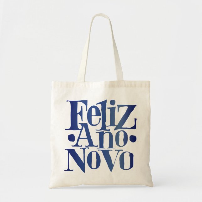 Bolsa Tote Feliz Ano Novo (Frente)