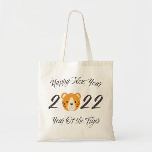Bolsa Tote Feliz ano novo 2022 Ano do Tigre