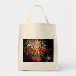 Bolsa Tote Feliz ano novo do Fireworks 2019 Tote bag
