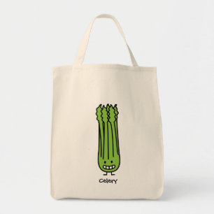 Bolsa Tote Feliz apimentado Pano verde fibra vegetal