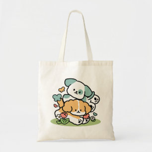 Bolsa Tote Feliz Cachorro A Cair Em Maio - Arte Canina Kawaii