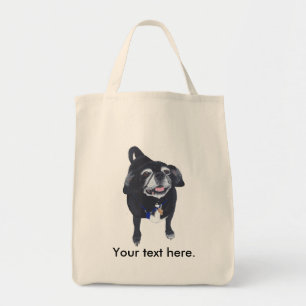 Bolsa Tote Feliz Cachorro Feliz Cachorro Cachorro Saco