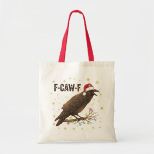 Bolsa Tote Feliz Corvo de Natal Raven F-CAW- F