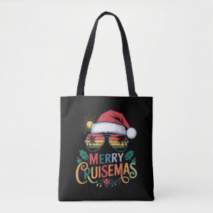 Bolsa Tote Feliz Cruisemas 2024 Natal Papai Noel Rena 