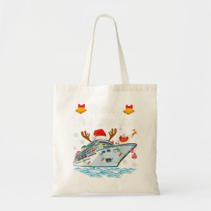 Bolsa Tote Feliz Cruisemas Família Cruzeiro Natal Engraçado S
