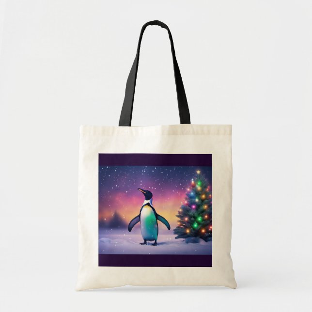 Bolsa Tote Feliz 🎄 de Natal (Frente)