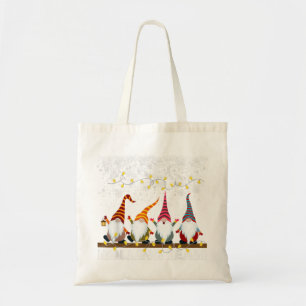 Bolsa Tote feliz de Natal do time rolante do fazer esquerdo