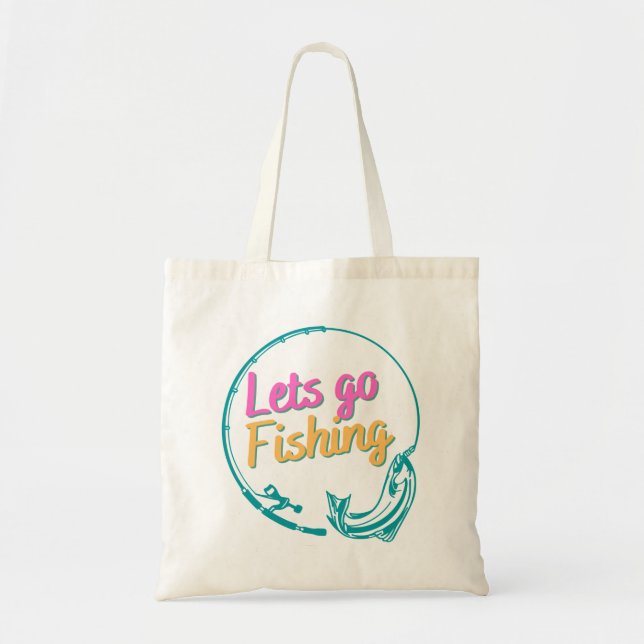 Bolsa Tote Feliz Dia da Pesca - Pesca do Vamos (Frente)