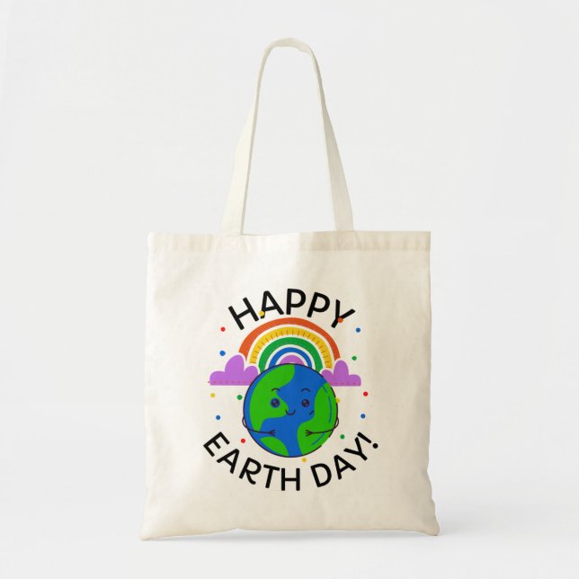 Bolsa Tote Feliz Dia da Terra (Frente)