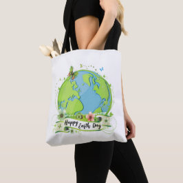 Bolsa Tote Feliz Dia da Terra 2024