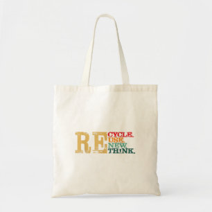Bolsa Tote Feliz Dia da Terra Recicle Reutilize Renove Repens