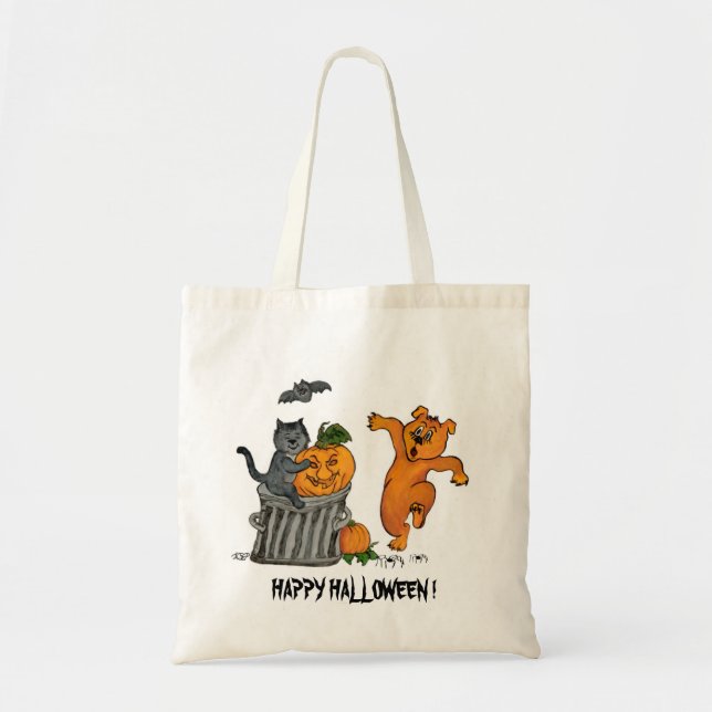 Bolsa Tote Feliz Dia das Bruxas! 5 (Frente)