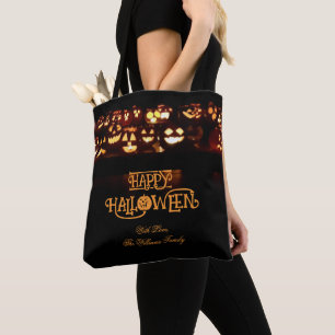 Bolsa Tote Feliz Dia das Bruxas do Funny Jack o'Lanterna Pump