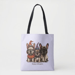 Bolsa Tote Feliz Dia das Bruxas em Francês