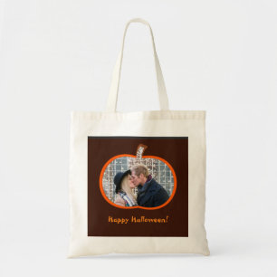 Bolsa Tote Feliz Dia das Bruxas! Faça suas próprias 2 fotos