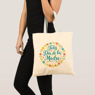 Bolsa Tote Feliz Dia Das Mães Calligraphy