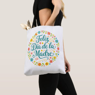 Bolsa Tote Feliz Dia Das Mães Calligraphy