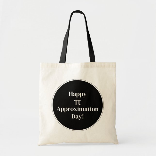 Bolsa Tote Feliz Dia de Aproximação Pi 22 de julho Nerd de Ma (Frente)
