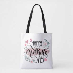 Bolsa Tote Feliz Dia de as mães 2025 - Floral cômoda para as