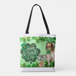 Bolsa Tote Feliz Dia de São Patrício com a nossa Helena