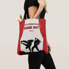 Bolsa Tote Feliz Dia Internacional da Dança | Dia Mundial da