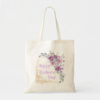 feliz dia-mãe, cor-de-água rosa ouro floral