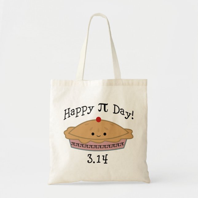 Bolsa Tote Feliz Dia Pi! (Frente)