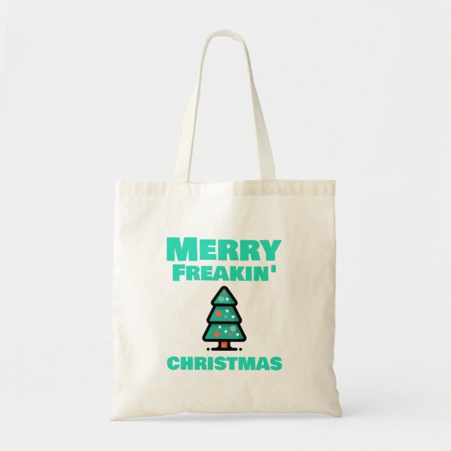 Bolsa Tote Feliz Freakin' Christmas Tote Bag (Frente)