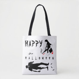 Bolsa Tote Feliz Halloween Costume engraçado
