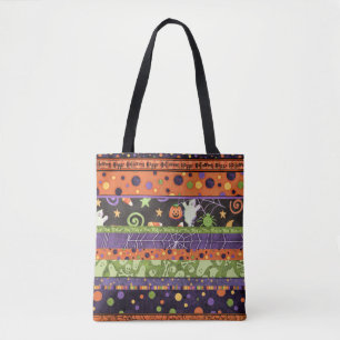 Bolsa Tote Feliz Halloween Fantasmas Pumpkins Candy