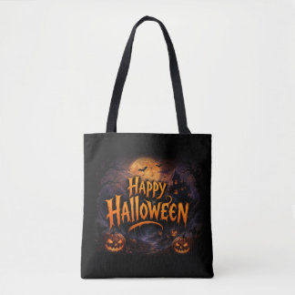 Bolsa Tote Feliz Halloween Noite Assombrada – Halloween Assus