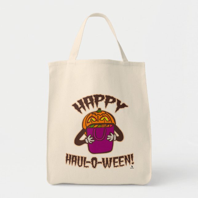 Bolsa Tote Feliz Halloween-o-entre Diversão Comprando Humor (Frente)