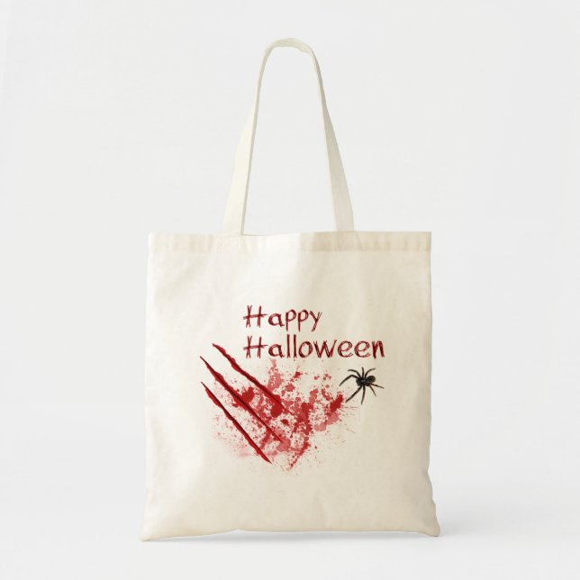 Bolsa Tote Feliz Halloween Scratts (Frente)