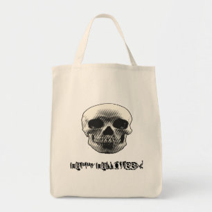 Bolsa Tote Feliz Halloween Skull