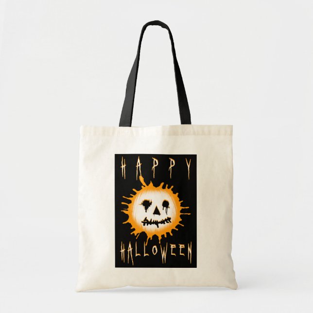 Bolsa Tote feliz halloween : splatolanterna (Frente)