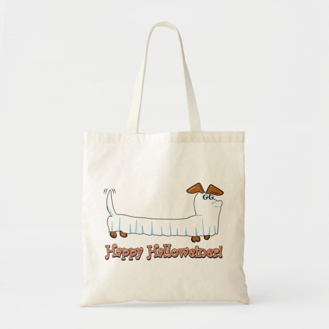 Bolsa Tote Feliz-Halloweiner (Frente)
