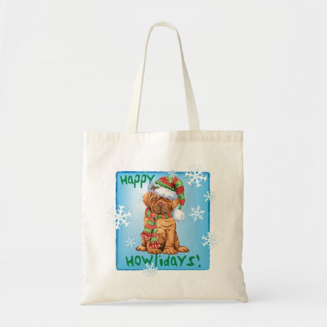 Bolsa Tote Feliz Howlidays Dogue (Frente)