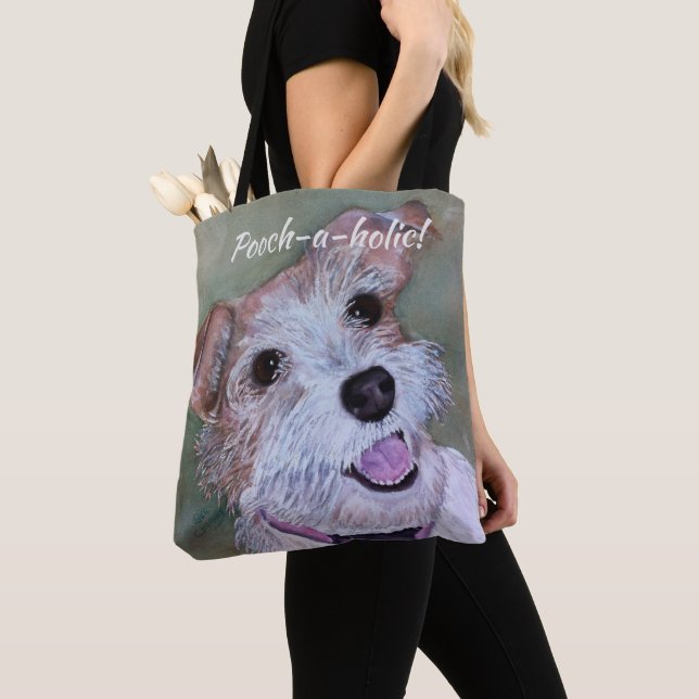 BOLSA TOTE FELIZ JACK RUSSELL (Close Up)