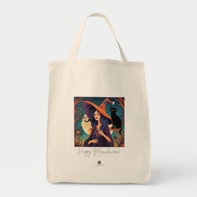 Bolsa Tote Feliz Meowloween! Tote (Frente)