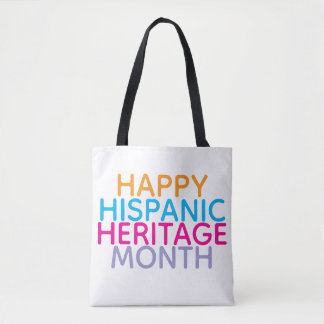 Bolsa Tote Feliz Mês da Herança Hispânica