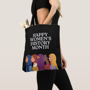 Bolsa Tote Feliz Mês da História das Mulheres