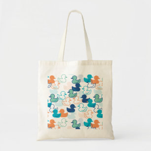 Bolsa Tote Feliz Nadar um Pé de Patos Padrão III