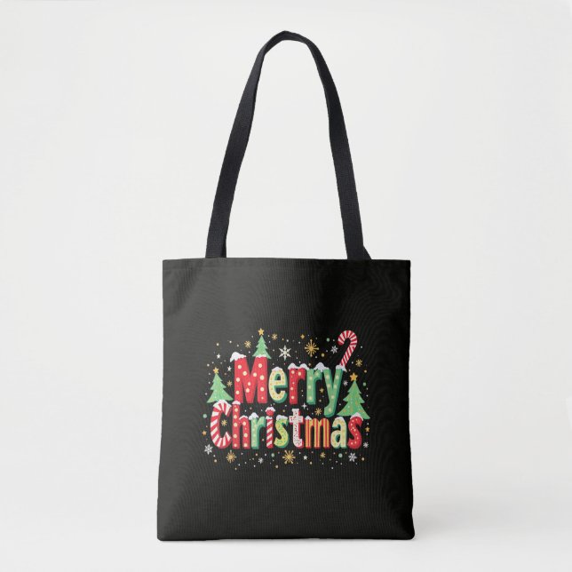 Bolsa Tote Feliz Natal (Frente)
